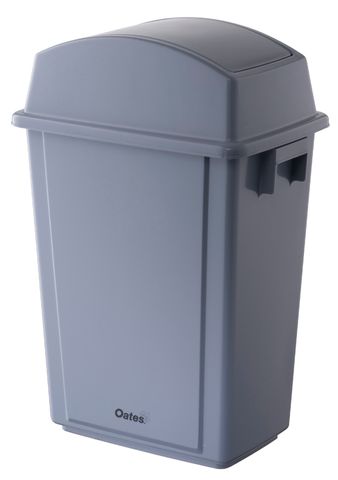 OATES 40LT SLIMLINE SWING BIN GREY BB-40SGY