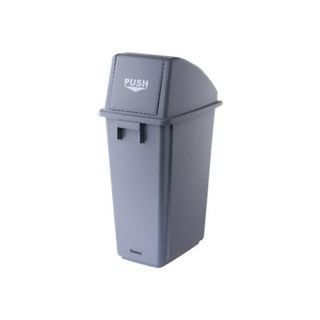 OATES 58LT SLIMLINE FLIP BIN GREY BB-58FGY