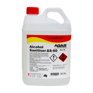 AGAR AS-60 ALCOHOL SANITISER 5LT