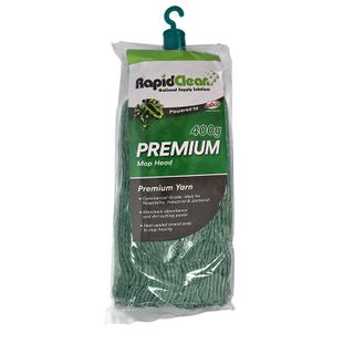 RAPIDCLEAN 400G MOP HEAD GREEN MH-RP-01G