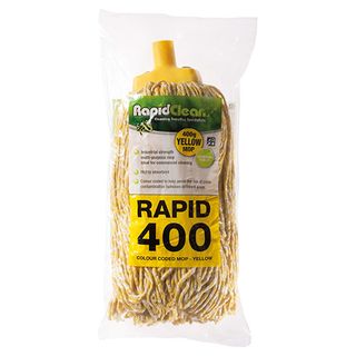 RAPIDCLEAN 400G MOP HEAD YELLOW MH-RP-01Y