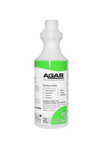 AGAR SPRAY BOTTLE  500ML DISINFECTANTS CODE 3