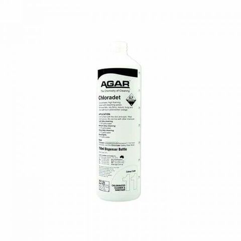 AGAR SPRAY BOTTLE 750ML  CHLORINATED CLEANERS CHLORADET CODE 11