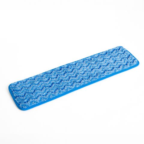 RUBBERMAID DAMP MOP PAD BLUE (45.7CM) EA