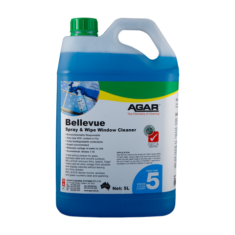 AGAR BELLEVUE GLASS CLEANER 5LT