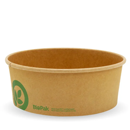 Biopak Bioboard Kraft Bowl XL 1300ML 200/ CTN