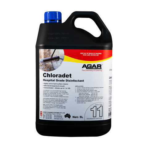 AGAR CHLORADET FOAMING BLEACH CLEANER 5LT