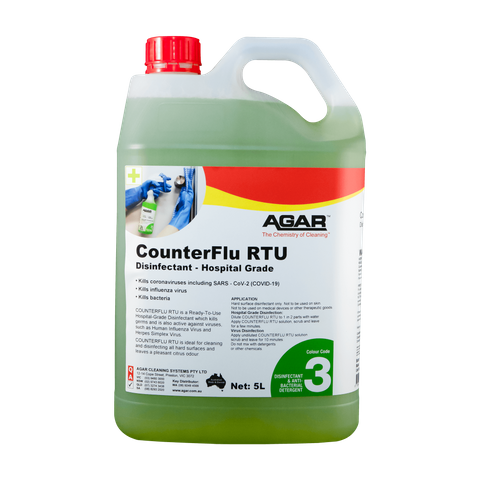 AGAR COUNTERFLU DISINFECTANT 5LT