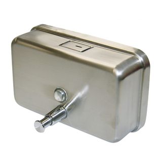 EDCO 1100ML STAINLESS SOAP DISPENSER - HORIZONTAL