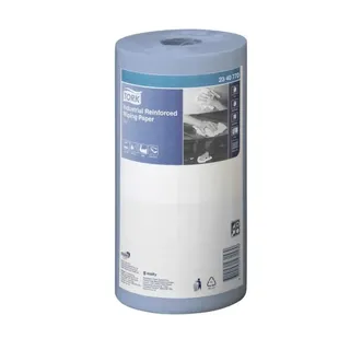 Tork Ind Reinforced Wiping Paper Blue 24.5Cm 4 x 200 Sheet