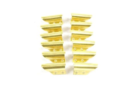 ETTORE BRASS CLIPS FOR CHANNELS PK12