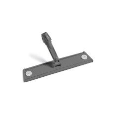 INTERCLEAN VELCRO FLAT MOP HOLDER WITH LOCK GREY 30CM