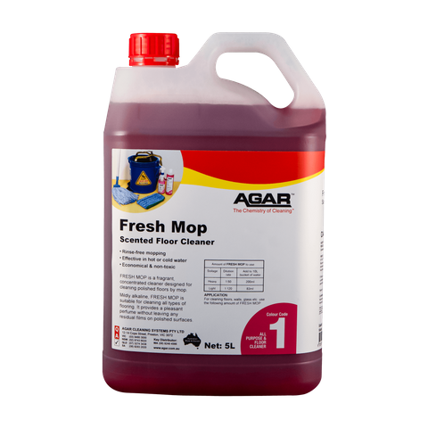 AGAR FRESHMOP LEMON SCENTED NEUTRAL DETERGENT 5LT