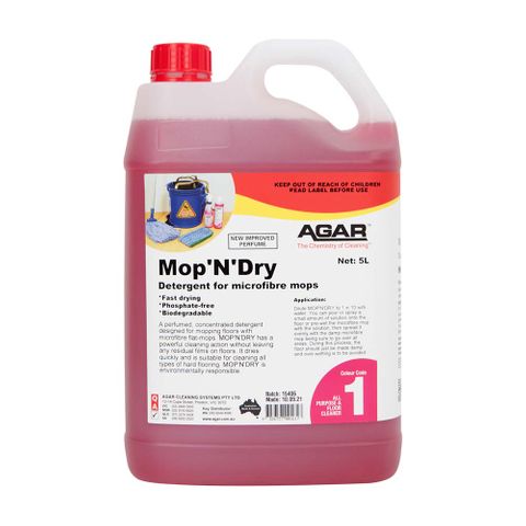 AGAR MOP N DRY 5LTR MOPN5  FLRCLN