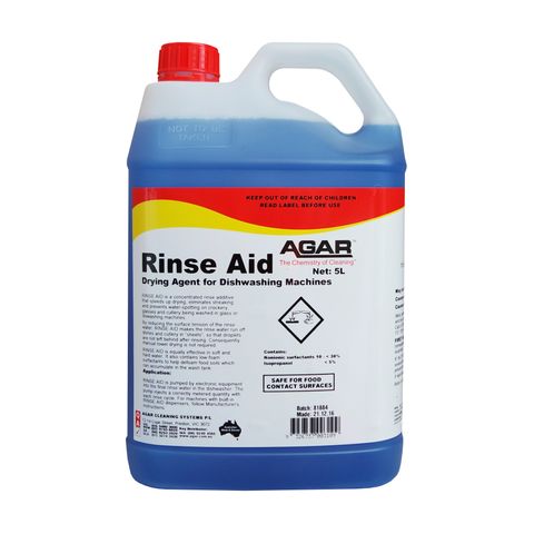 AGAR RINSE AID 5LT RIN5*