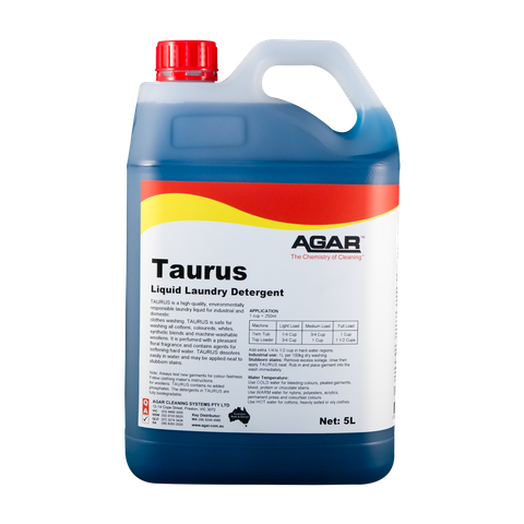 AGAR TAURUS LAUNDRY DET 5LT TAU5*