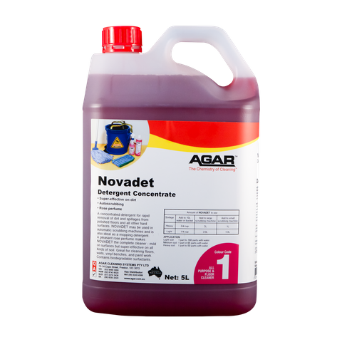 AGAR NOVADET L/A 5LT NO5  FLRCLN*