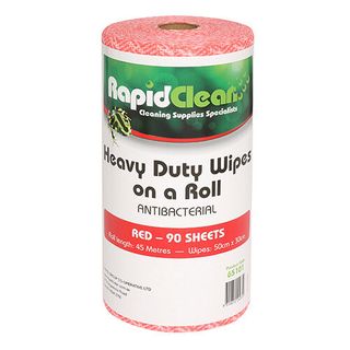 EDCO RAPID ROLL WIPES RED 6/CTN 65101