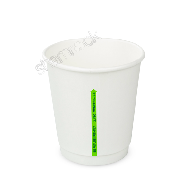 OKELLY CUP 12OZ DBLWALL COMP 20SLX25 WHT 502255