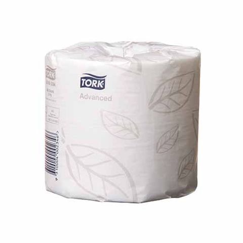 TORK PAPER TOILET ROLL 2PLY  400SH 00234*