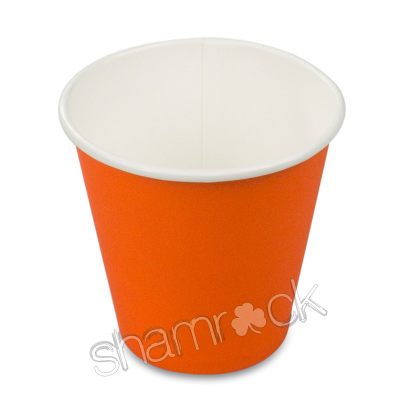 OKELLY CUP 8OZ SHORT SINGLE WALL ORANGE 502225