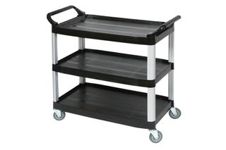 EDCO CART UTILITY 3 SHELF BLACK 19051