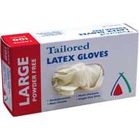 HUHTAMAKI GLOVES LATEX LRGE POWDER 10X10 CTN GLLL