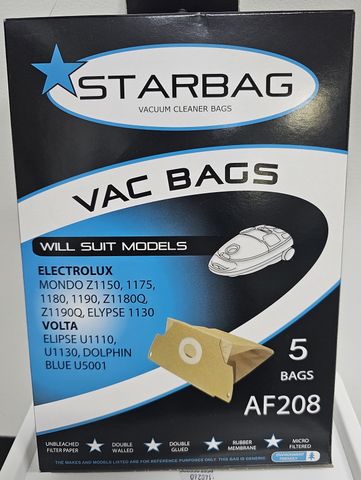 CLEANSTAR VACBAG MONDO 5PK AF208