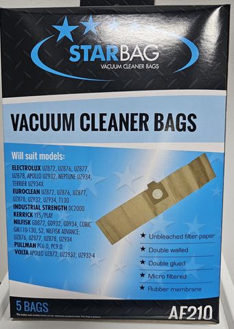 CLEANSTAR VACBAG PAPER UZ934 PK10 AF210