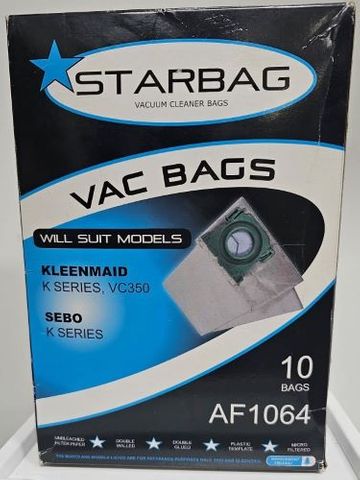 CLEANSTAR VACBAG PAPER SEBO PK10 AF1064