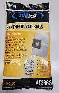 CLEANSTAR VACBAG PAPER SV100 SALT 5PK AF286S