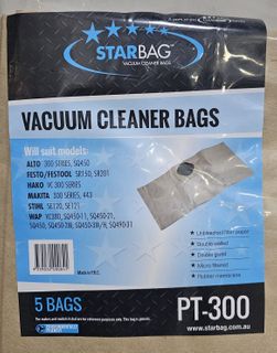 CLEANSTAR VACBAG PAPER SQ450-11 WAP PKT5 PT-300