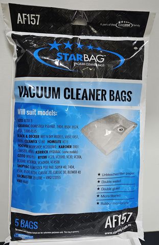 CLEANSTAR VACBAG PAPER AQUAVSHOPV PKT5AF157