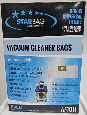 CLEANSTAR VACBAG GHIBLI WS90  VS96 PK5 AF1011