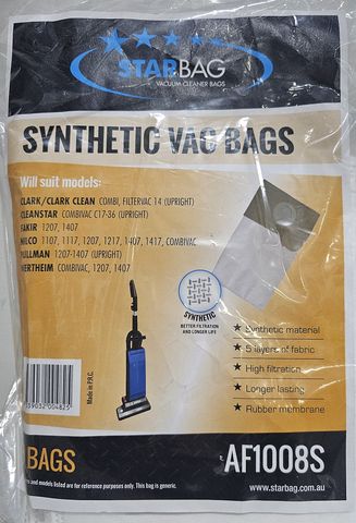 CLEANSTAR VACBAG -5PK COMBIVAC AF1008S