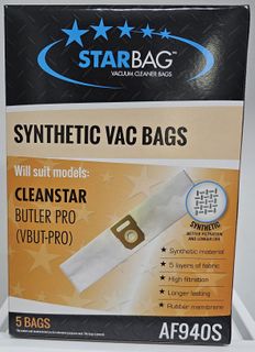 CLEANSTAR VACBAG SYNTH BUTLER PRO 5PKT AF940S