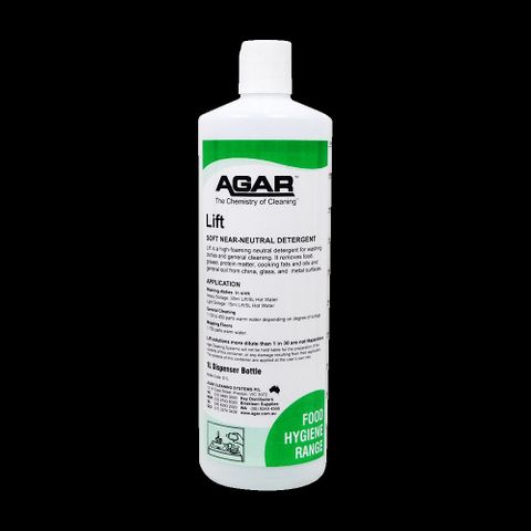 AGAR BOTTLE SQUIRT EMPTY 1LT LIFT  D1L*