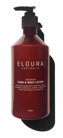 SWISS LOTION HAND & BODY  ELOURA AMBER 500ML EL-BOBL-A500