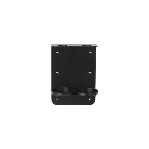 SWISS DISPENSER WALL DBL MATTE BLK SWS-PSHA502-BK