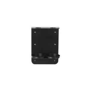 SWISS DISPENSER WALL DBL MATTE BLK SWS-PSHA502-BK