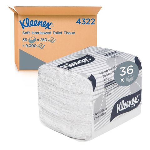 KC PAPER TOIL INTERL 2PLY 4322*