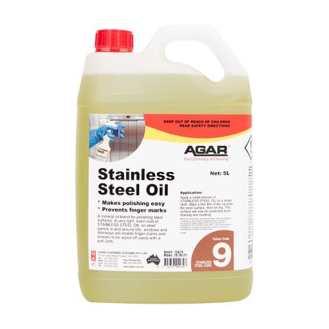 AGAR STAINLESS STEEL OIL 5LT STA5