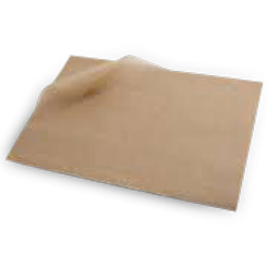 Ecobuy Unbleached Greaseproof Paper Half Cut Brown 330x400mm