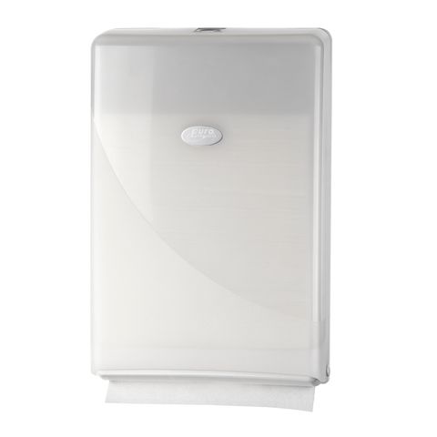 Royal Touch Plastic Compact Dispenser - White