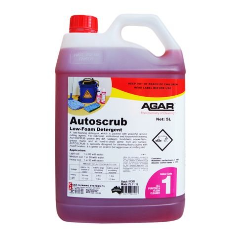 Agar Autoscrub 5L - Low Foam Detergent