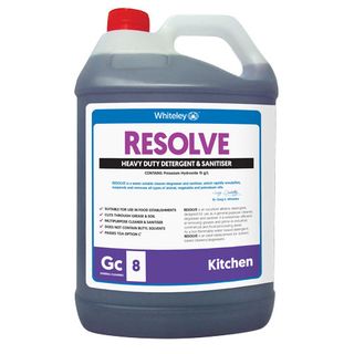 Whiteley Resolve 5L - Heavy Duty Detergent & Sanitiser