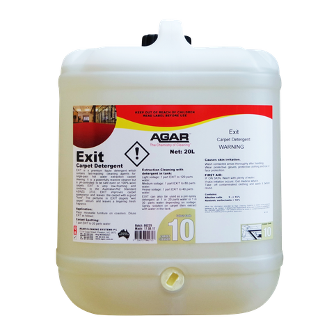 Agar Exit 20L - Carpet Detergent