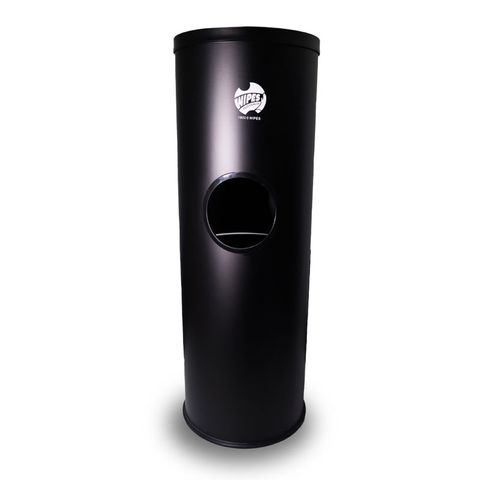 Wipes Australia Matte Black Floor Stand Stainless Steel Dispenser