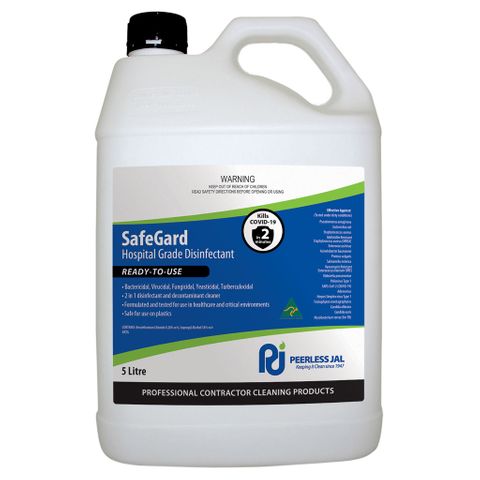 Peerless Jal Safegard 5L - Hospital Grade Disinfectant