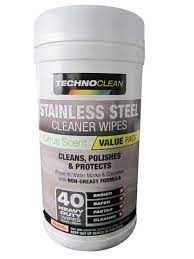 Stainless Steel Wipes Technoclean Label